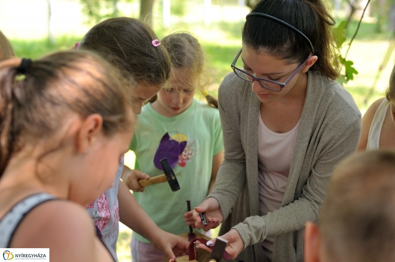 Napközis tábor a múzeumfaluban