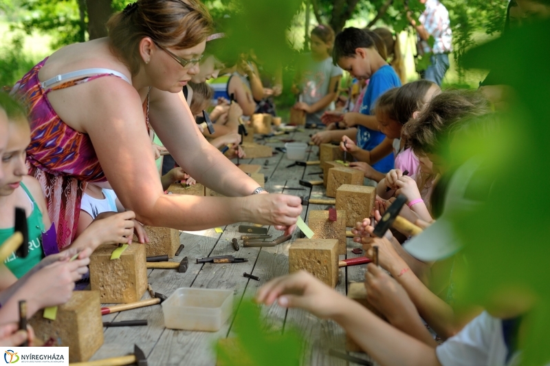 Napközis tábor a múzeumfaluban