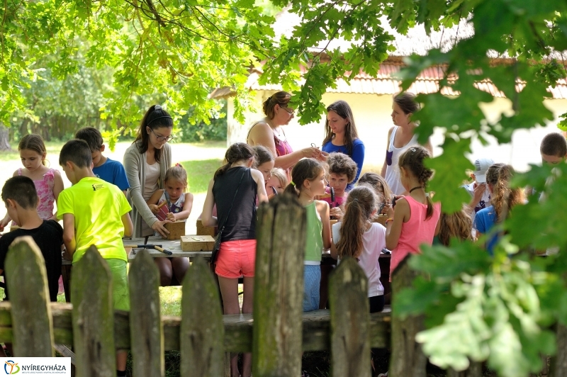 Napközis tábor a múzeumfaluban