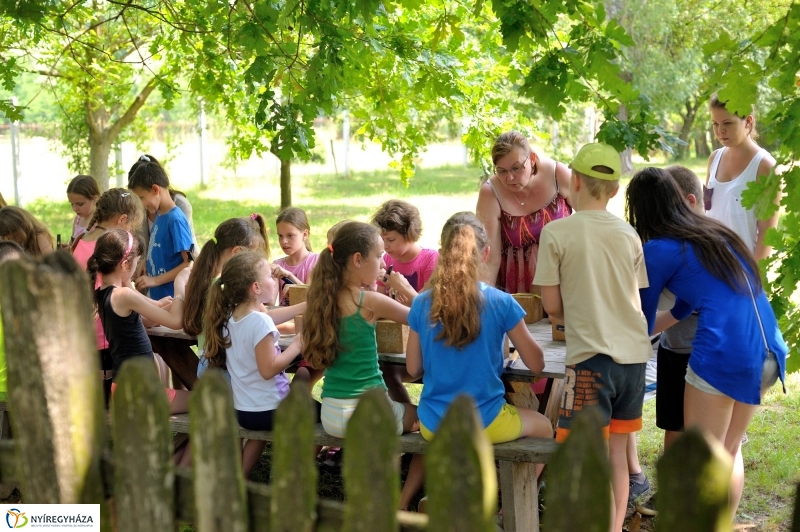 Napközis tábor a múzeumfaluban
