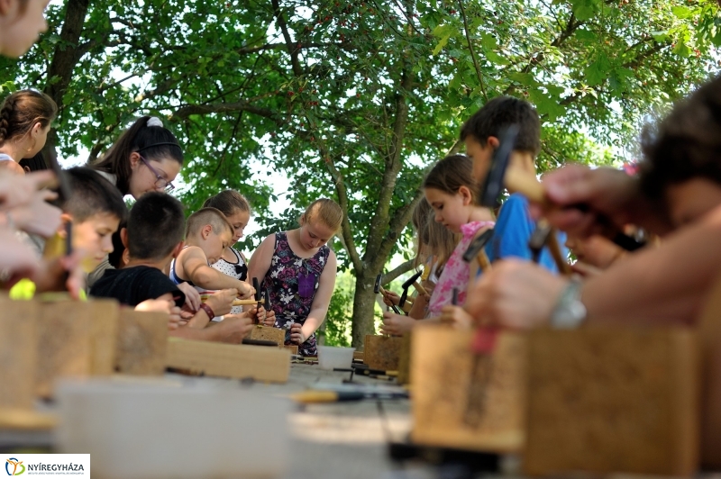 Napközis tábor a múzeumfaluban