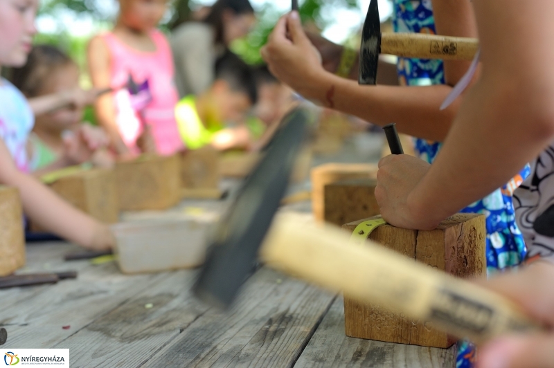 Napközis tábor a múzeumfaluban