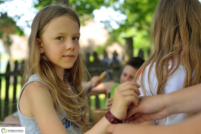 Napközis tábor a múzeumfaluban