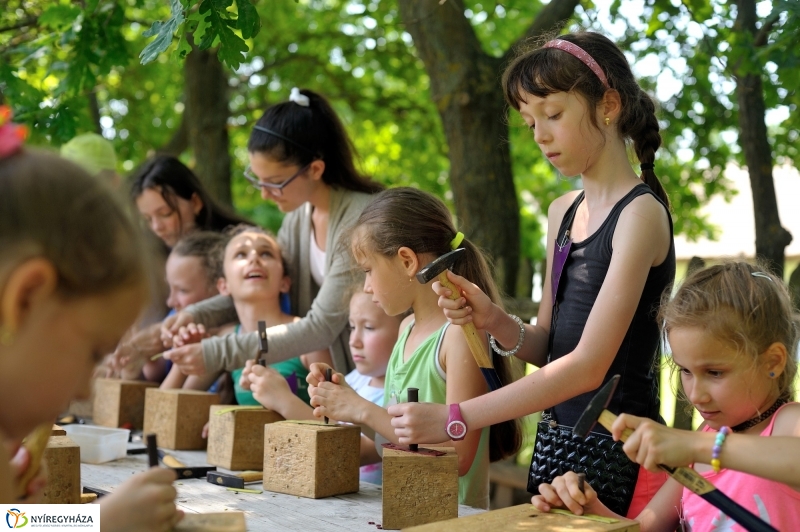 Napközis tábor a múzeumfaluban