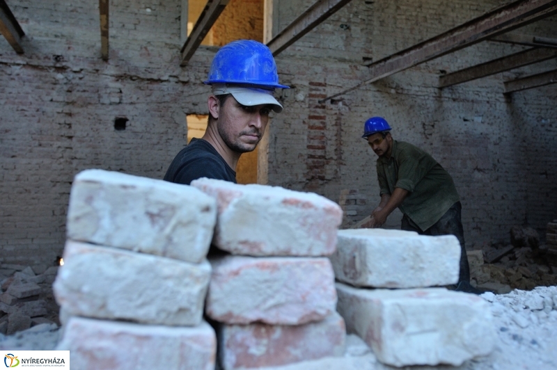 Munkálatok a Kállay Kúriában