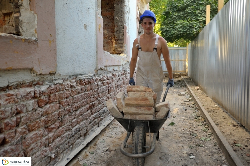 Munkálatok a Kállay Kúriában