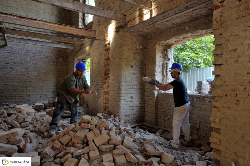 Munkálatok a Kállay Kúriában