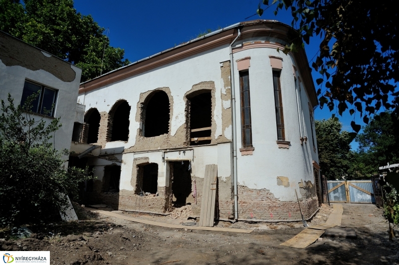 Munkálatok a Kállay Kúriában