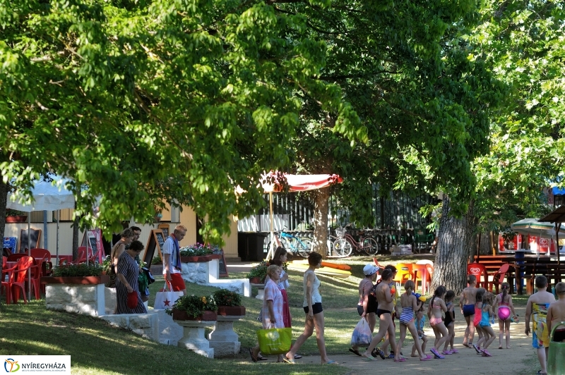 Egy hétköznap délután a Tófürdőn