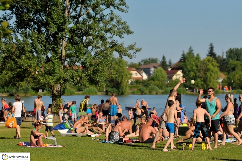 Egy hétköznap délután a Tófürdőn