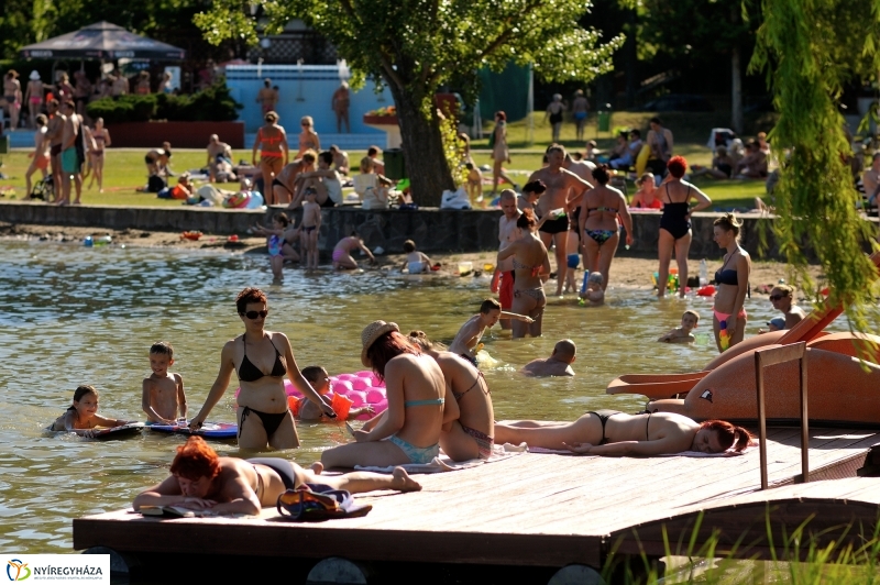Egy hétköznap délután a Tófürdőn