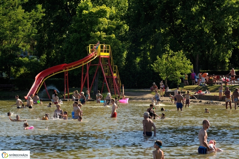 Egy hétköznap délután a Tófürdőn
