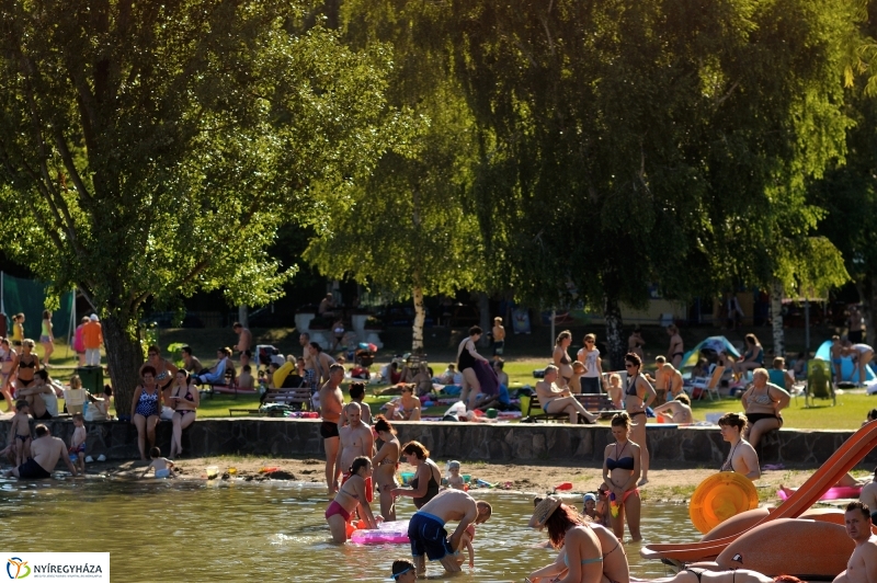 Egy hétköznap délután a Tófürdőn