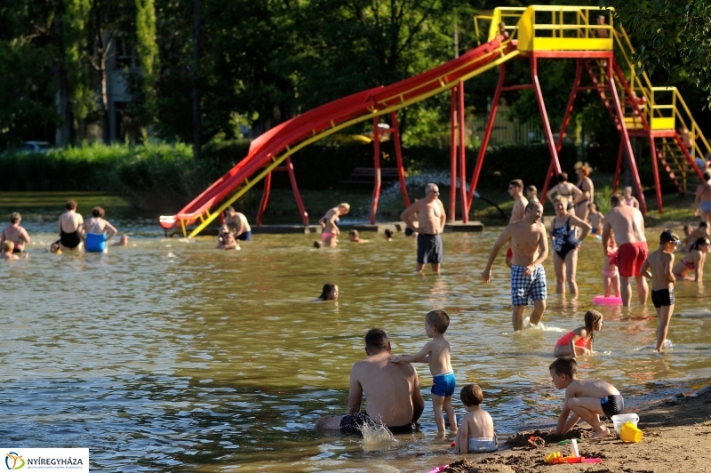 Egy hétköznap délután a Tófürdőn