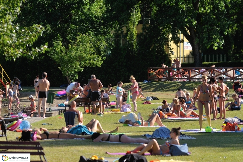 Egy hétköznap délután a Tófürdőn