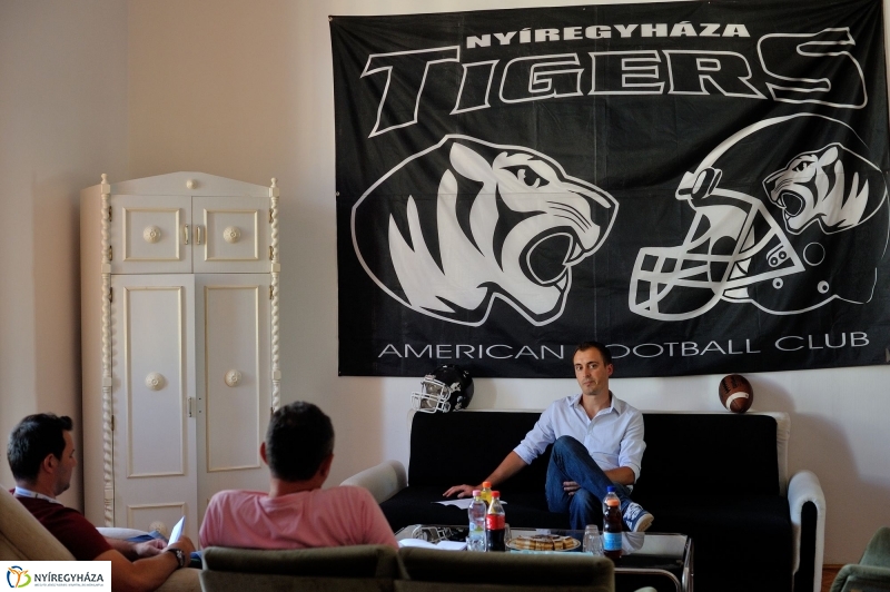 Amerikai foci sajtótájékoztató