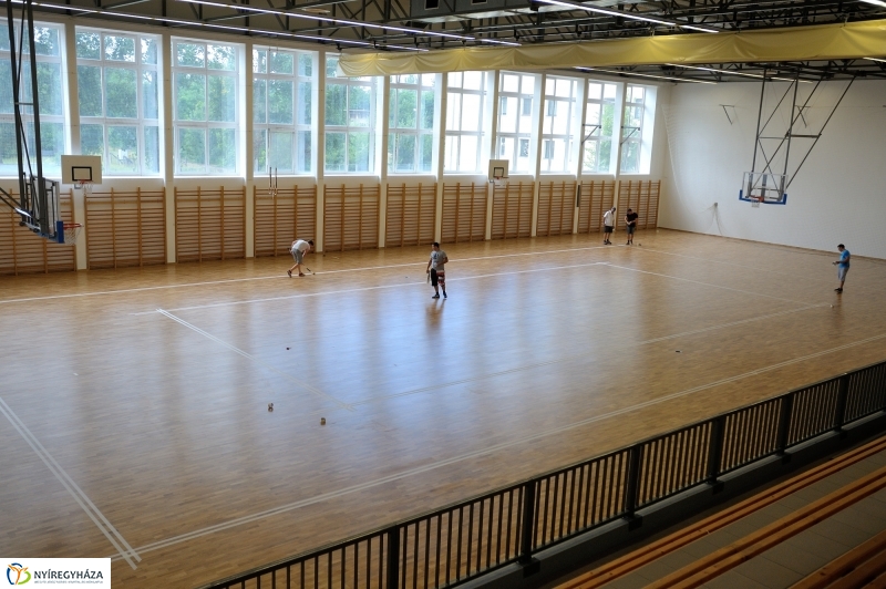 Megújult a Zrínyi gimi tornacsarnoka a Tiszavasvári úton