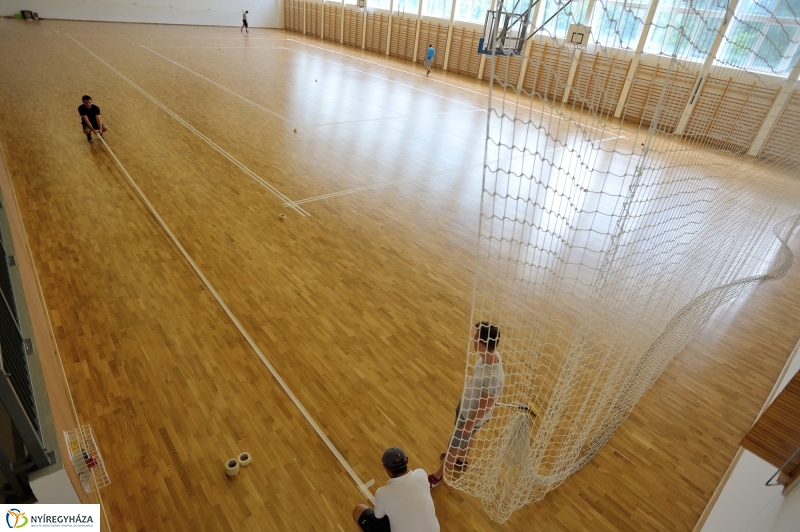 Megújult a Zrínyi gimi tornacsarnoka a Tiszavasvári úton