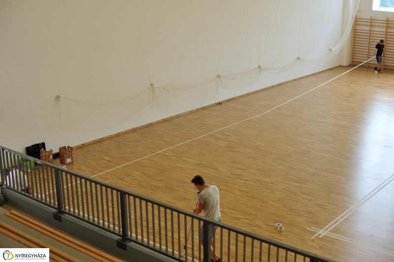 Megújult a Zrínyi gimi tornacsarnoka a Tiszavasvári úton