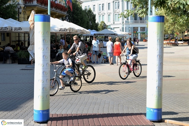 Nyári virágos belváros