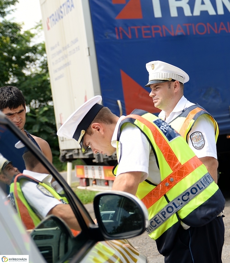 Tispol akció a 38-as úton