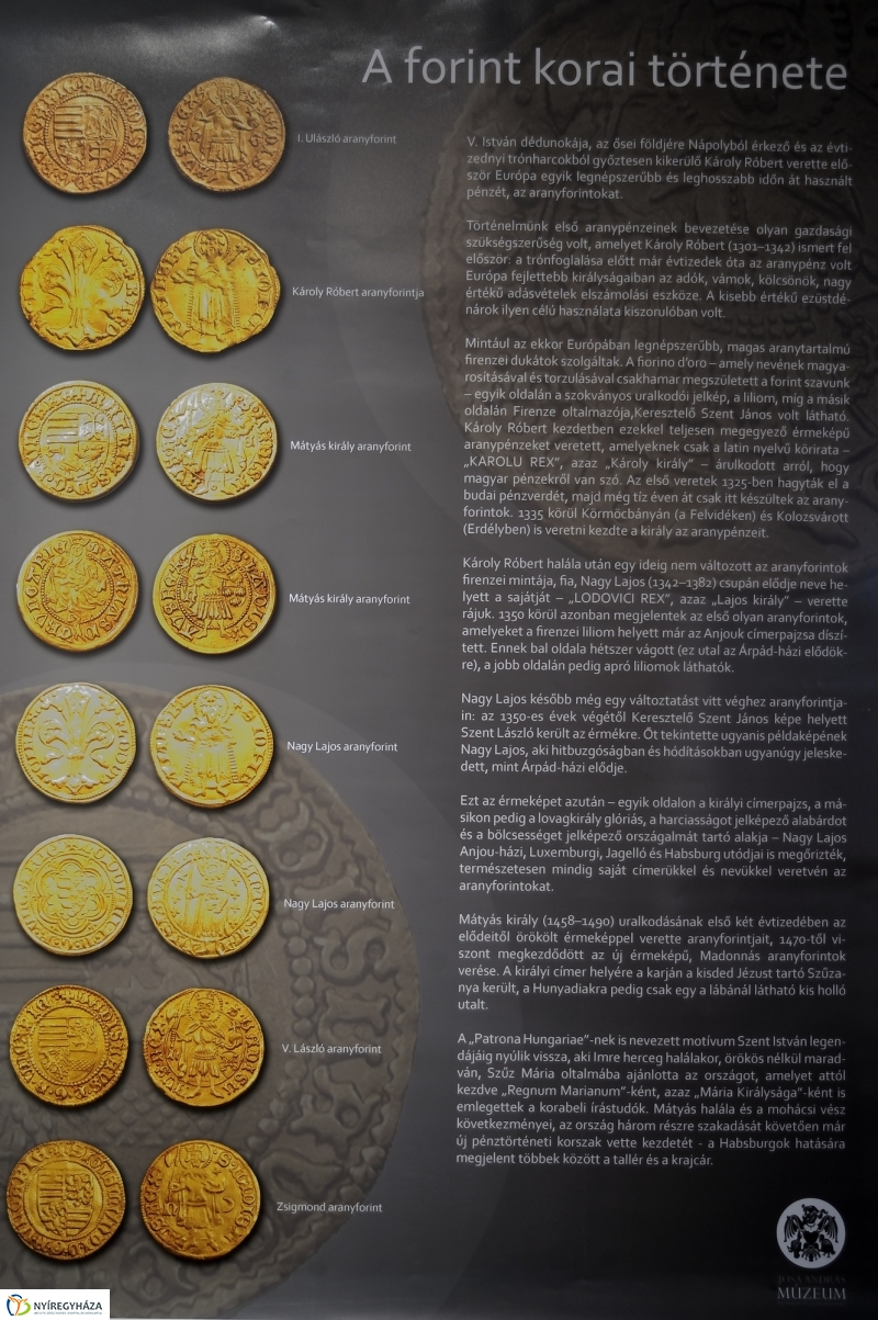 70 éves a forint - kiállítás