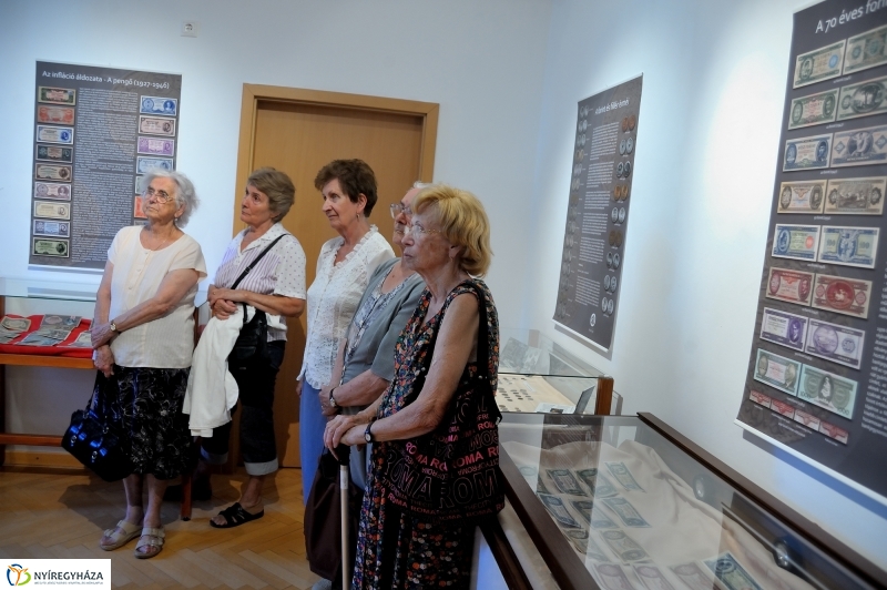 70 éves a forint - kiállítás