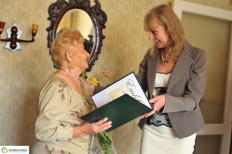 Szépkorú köszöntése - Dankócsik Ferencné
