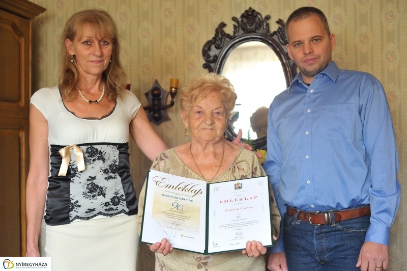 Szépkorú köszöntése - Dankócsik Ferencné