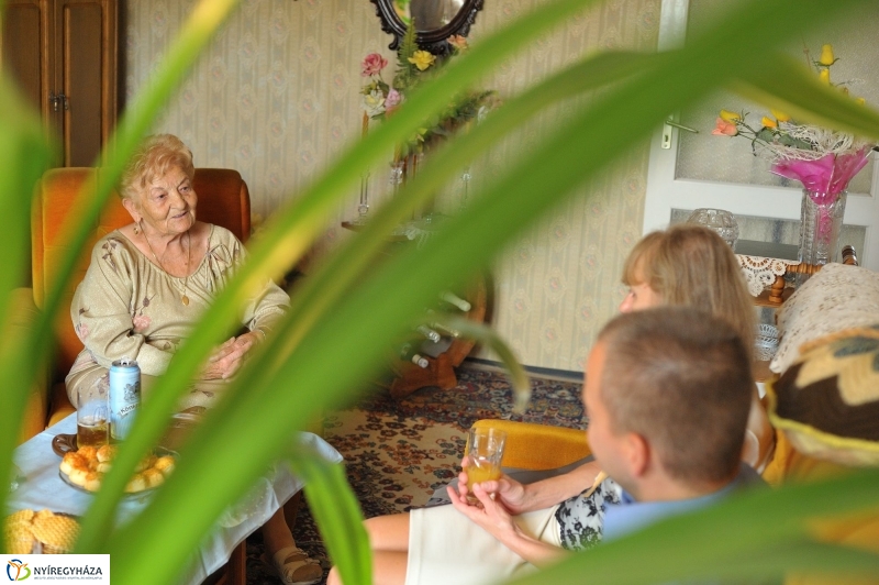 Szépkorú köszöntése - Dankócsik Ferencné