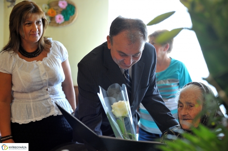 Szépkorú köszöntése - Rádi Jánosné