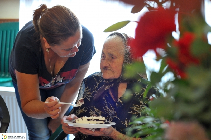 Szépkorú köszöntése - Rádi Jánosné