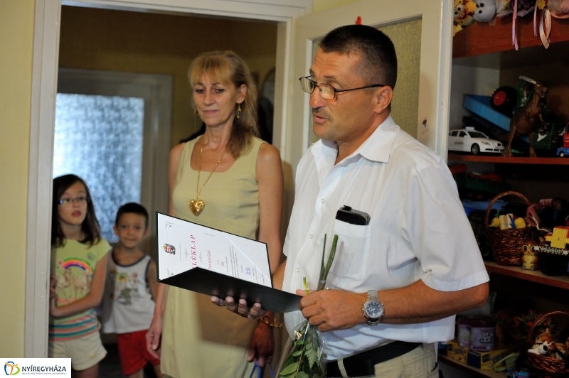 Szépkorú köszöntése - Tar Gyuláné