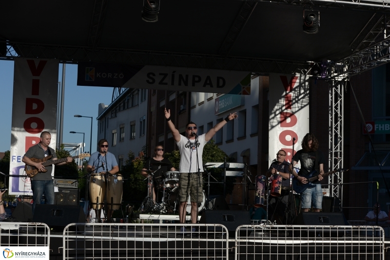 Színpadon a Folkfusion Band