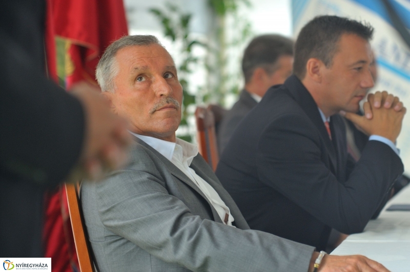 Logisztikai raktár alapkőletétele - fotó: Szarka Lajos