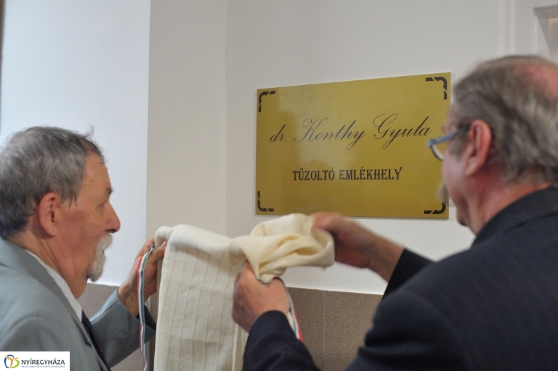 Ünnepség a tűzoltóknál - fotó Szarka Lajos