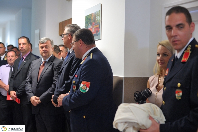 Ünnepség a tűzoltóknál - fotó Szarka Lajos