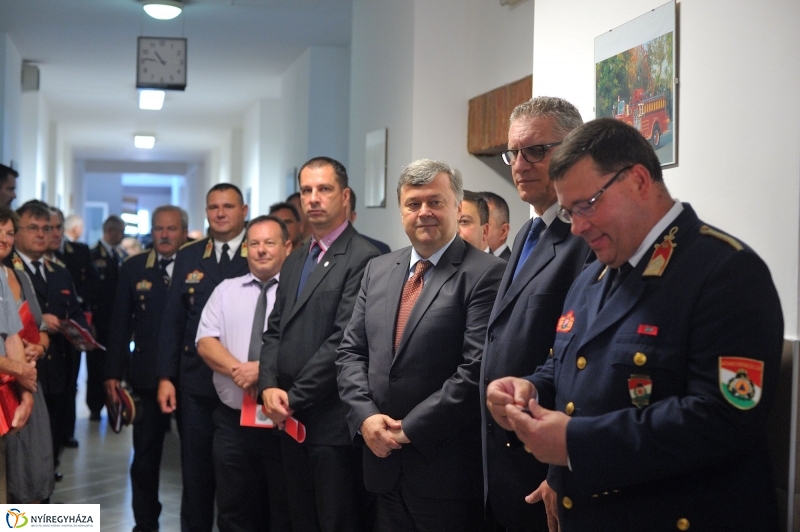 Ünnepség a tűzoltóknál - fotó Szarka Lajos