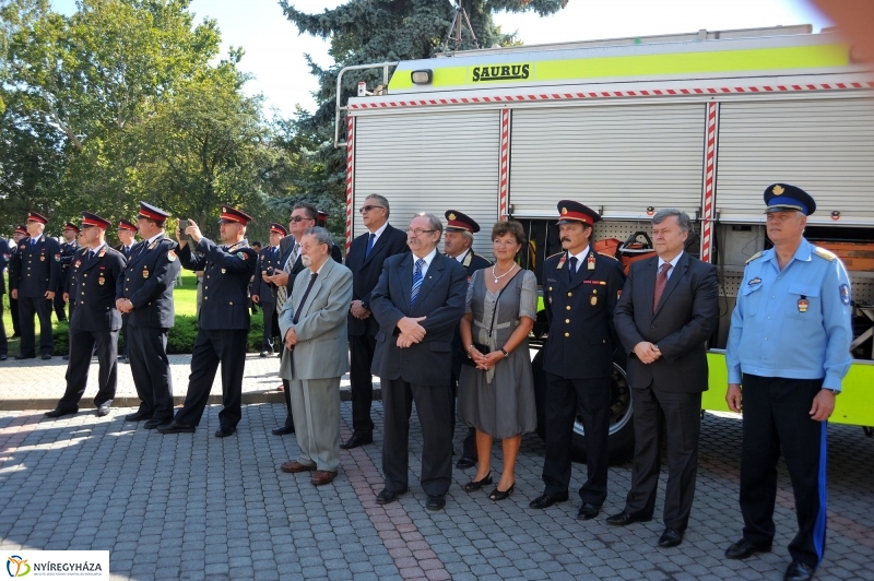 Ünnepség a tűzoltóknál - fotó Szarka Lajos