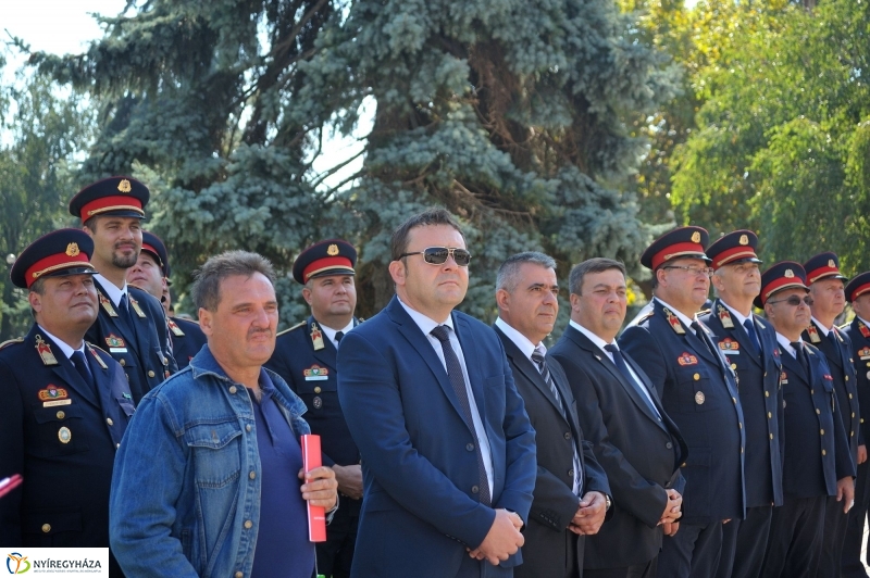Ünnepség a tűzoltóknál - fotó Szarka Lajos