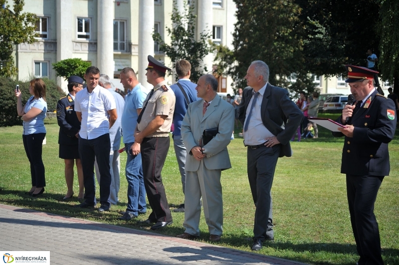Ünnepség a tűzoltóknál - fotó Szarka Lajos