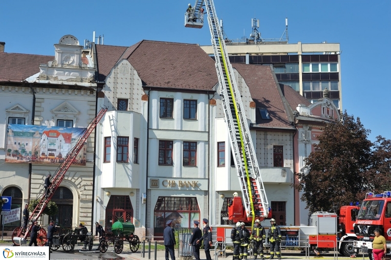 Ünnepség a tűzoltóknál - fotó Szarka Lajos