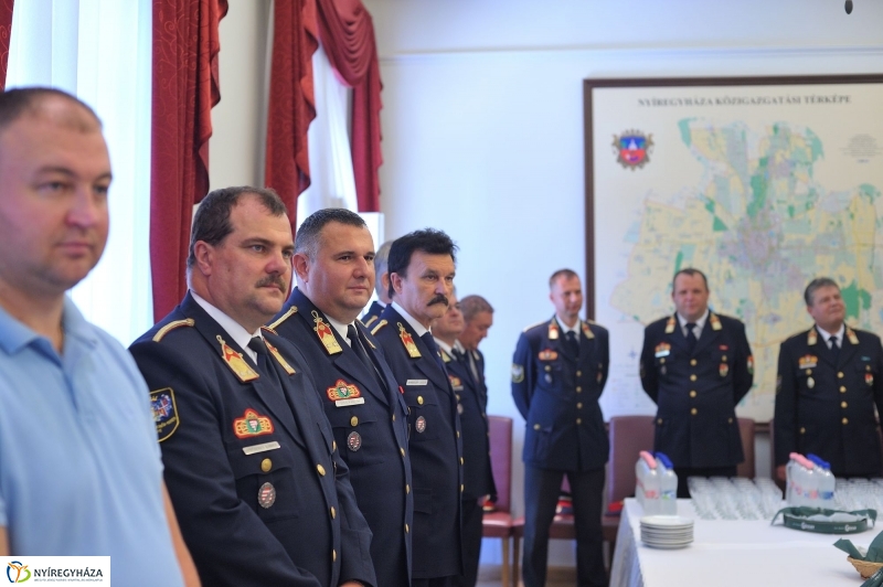 Ünnepség a tűzoltóknál - fotó Szarka Lajos