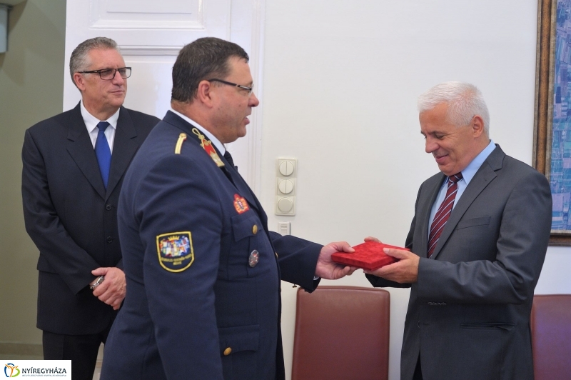 Ünnepség a tűzoltóknál - fotó Szarka Lajos