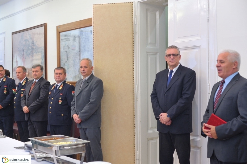 Ünnepség a tűzoltóknál - fotó Szarka Lajos