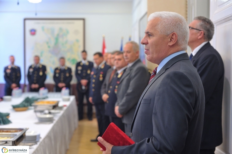 Ünnepség a tűzoltóknál - fotó Szarka Lajos