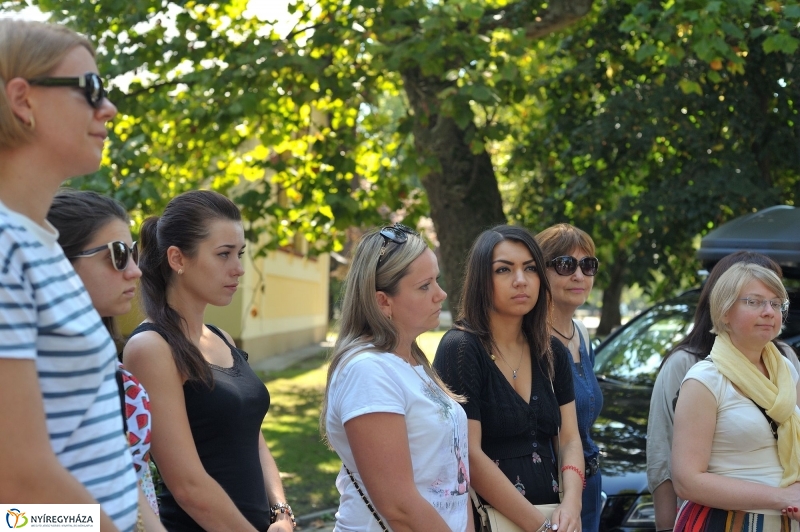 Ukrán riporterek Nyíregyházán - fotó Szarka Lajos