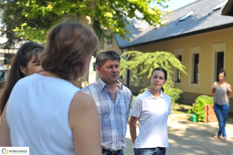 Ukrán riporterek Nyíregyházán - fotó Szarka Lajos