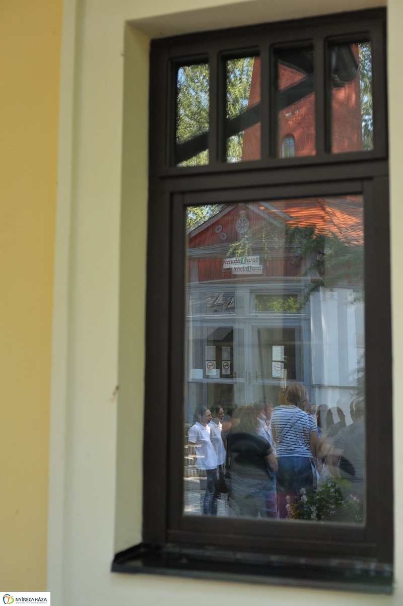 Ukrán riporterek Nyíregyházán - fotó Szarka Lajos