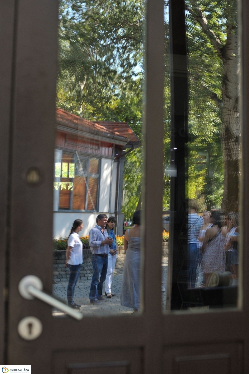 Ukrán riporterek Nyíregyházán - fotó Szarka Lajos